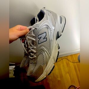 New balance 530 silver and white